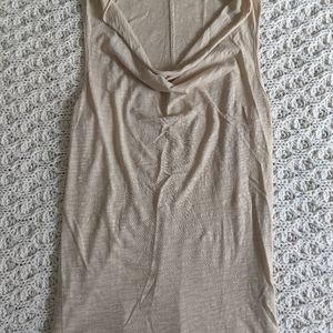AG Tank Top with a Cowl neckline
